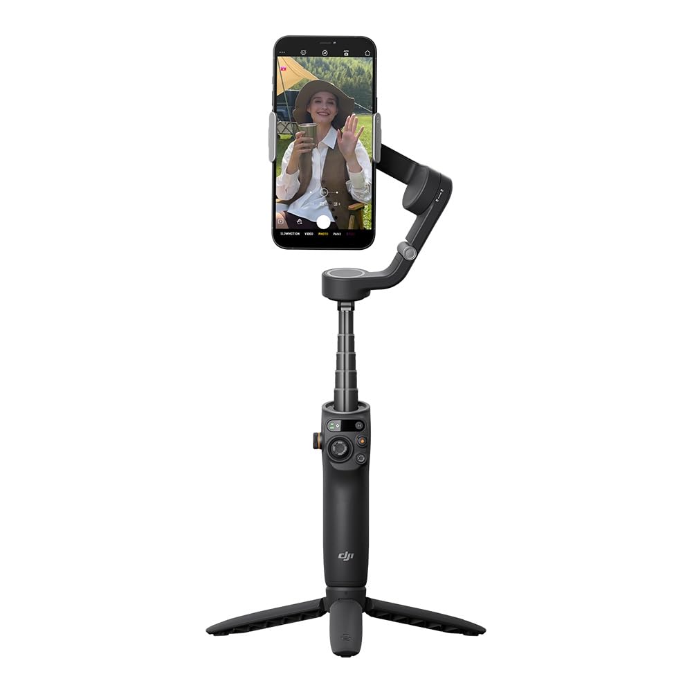 オスモモバイル6　OSMO MOBILE6 Estabilizador DJI Osmo Mobile 6 (Cinza Escuro) BR - DJI110