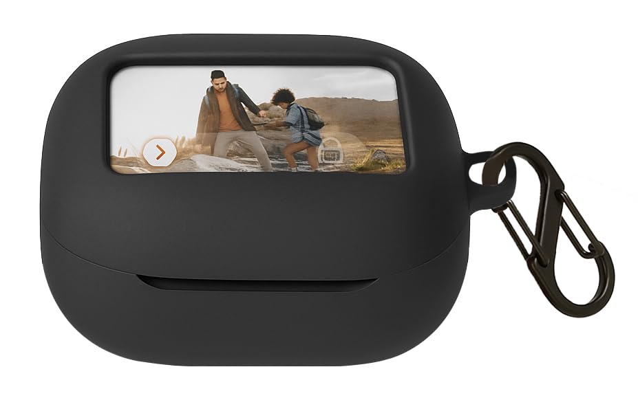 YellowInc Case Cover Compatible with JBL Live Beam 3 | Live Flex 3 | Live Buds 3 For Earbuds (Black)