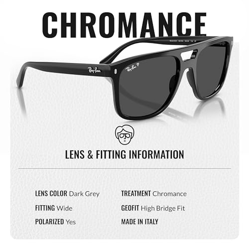 Ray-Ban RB2213CH CHROMANCE Square Shaped Sunglasses for Men & Women with Official RAYBAN Eyewear Kit4