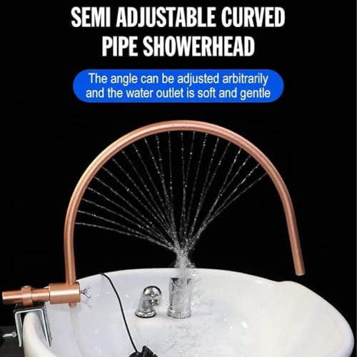 Head Spa Water Circulation Rack, Japanese Head Spa Equipment, Portable Waterfall Massage Salon Spa Equipment, Head Care, 180° arc Design, 21 Water Outlets - Image 3