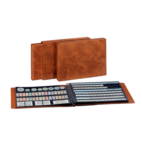 SAFE 1020 Spezial-Album für Formate bis A3 14-Ring-Mechanik Für Rollenmarken, Blocks & A3-Dokumente I Ohne Inhalt 475 × 315 × 55 mm