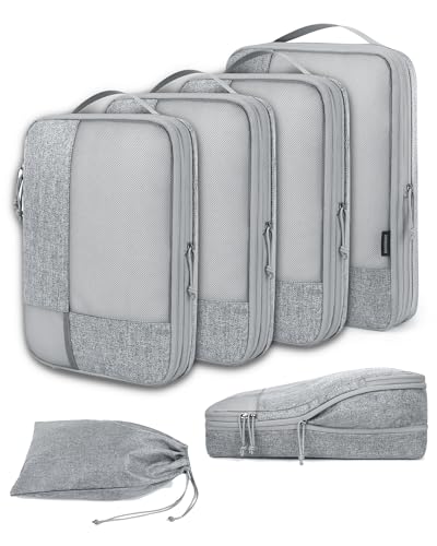 BAGSMART Compression Packing Cubes for Travel, Durable Travel...