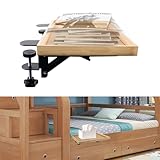 Étagère de lit polyvalente : parfaite comme table de chevet pour lits superposés, dortoirs ou lits superposés. Idéale pour ranger les téléphones, les livres, les verres, les gobelets à eau ou les collations, de sorte que vous avez toujours vos objets les plus importants pour la nuit à portée de main