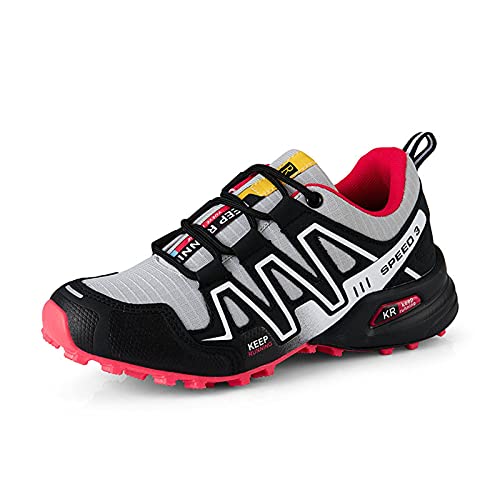 Sapatos de caminhada femininos da moda, antiderrapantes resistentes ao desgaste e respiráveis, sapat