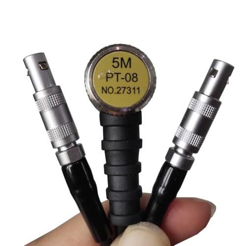 Colección de sonda transductora ultrasónica para medición de espesores para UM-1, UM-1D, UM-2, UM-2D, UM-4, UM-4D, UM-5, UM-5D, frecuencia 5 MHz, diámetro de cristal 8 mm, rango de medición 1,0 a 100 mm miniatura 6