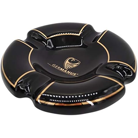 GERMANUS Malta Black Gold Cigar Ashtray Cover