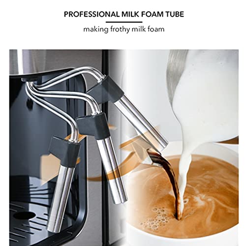 Generic Macchina da caffè 0.25L 5bar Macchina for caffè Espresso Macchina da caffè Costruito in Formato Latte Foam Semi… - immagine 5