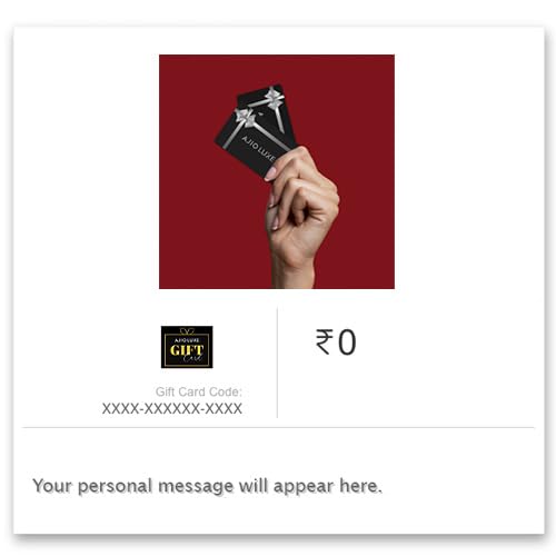 - Ajio Luxe | Flat 5% Off | E-Gift Card | Instant Delivery | Redeemable Online | 6 months validity