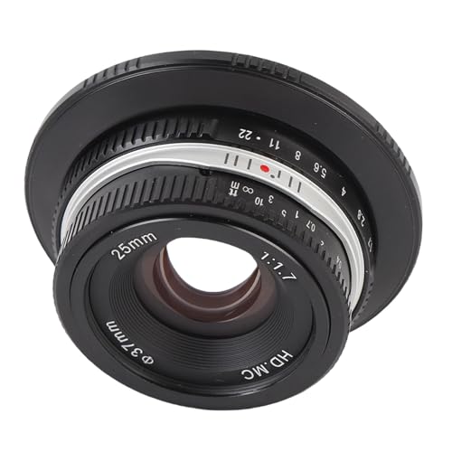 Acogedor 25mm F1.7 a}jAtH[JXYARF }EgpAAPS C tH[}bgAj[NȉQʕtAR7 R10 R50 R100 RP R5 R6 p (BLACK)