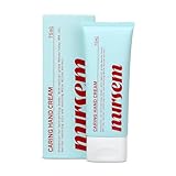 Hand Cream for Dry, Cracked Hands - Fast-Absorbing & Moisturizing, Soothes Sensitive Skin, by Nursem (75ml, Bergamot)