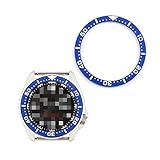 yaoqijie 33mm 39mmセラミックベゼルインサートWatchDial Diver Prospex腕時計部品腕時計リングSKx SPR SRPE 5スポーツセンス lasting (Color : Blue 33mm)