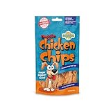 Chip's Naturals Doggie Chicken Chips Small 4 oz All Natural High Protein Low Calorie Healthy Dog Treats, Grain Free Gluten Free USDA Inspected & Approved Chicken Treat for Dogs, Pet Supplies