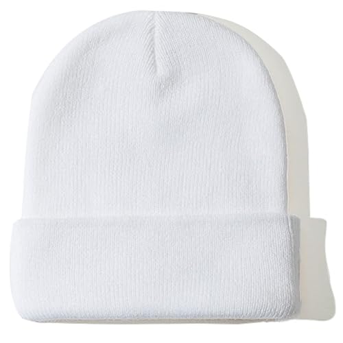 Image of ZOORON Beanie for Men Women Warm Winter Hat Unisex Soft Knit Cuffed Beanie