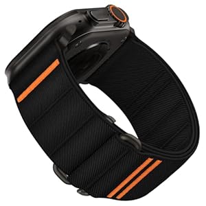 Suitisbest Sport Bands Compatible with Apple Watch Ultra Band 49mm 46mm 45mm 44mm 42mm 38mm 40mm 41mm Men Women, Stretchy Nylon Sport Loop Strap with S-Hook for iWatch Series 10 Ultra SE 9 8 7 6 5 4 3