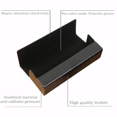 Image of Art Crafts Diamond Painting Glasses Storage Box Accessories Mandala Leather Case Organizer for Adult Women Kids 2pcs