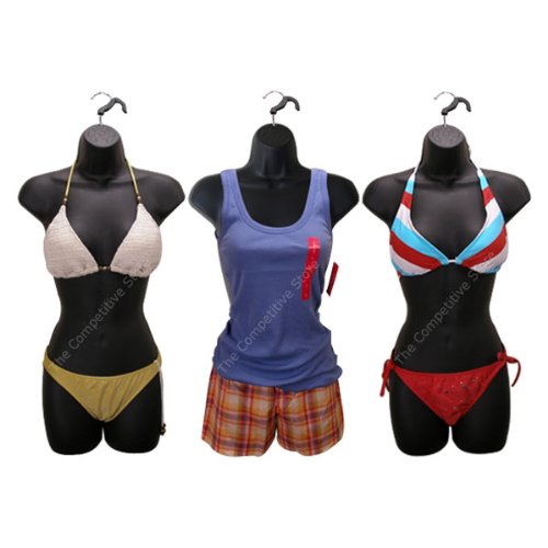 4 Pieces Female And Male Dress Mannequin Forms Set For- S-M Sizes - 2 White And 2 Black