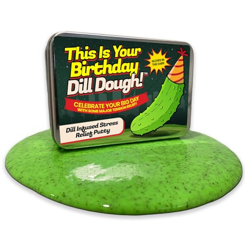 Birthday Bliss Dill Dough Fidget Putty - Sensory Toy for Stress Relief - Squeeze, Stretch, and Relax - Great Gift Idea - Thumbnail 3