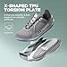 ALLSWIFIT Men's Cushion Lightweight Walking Running Shoes Tennis Non-Slip Comfortable Jogging Workout Gym Athletic Breathable ActiveAiry Fashion Sneakers,Size 8.5,Grey,AMUMRS2513