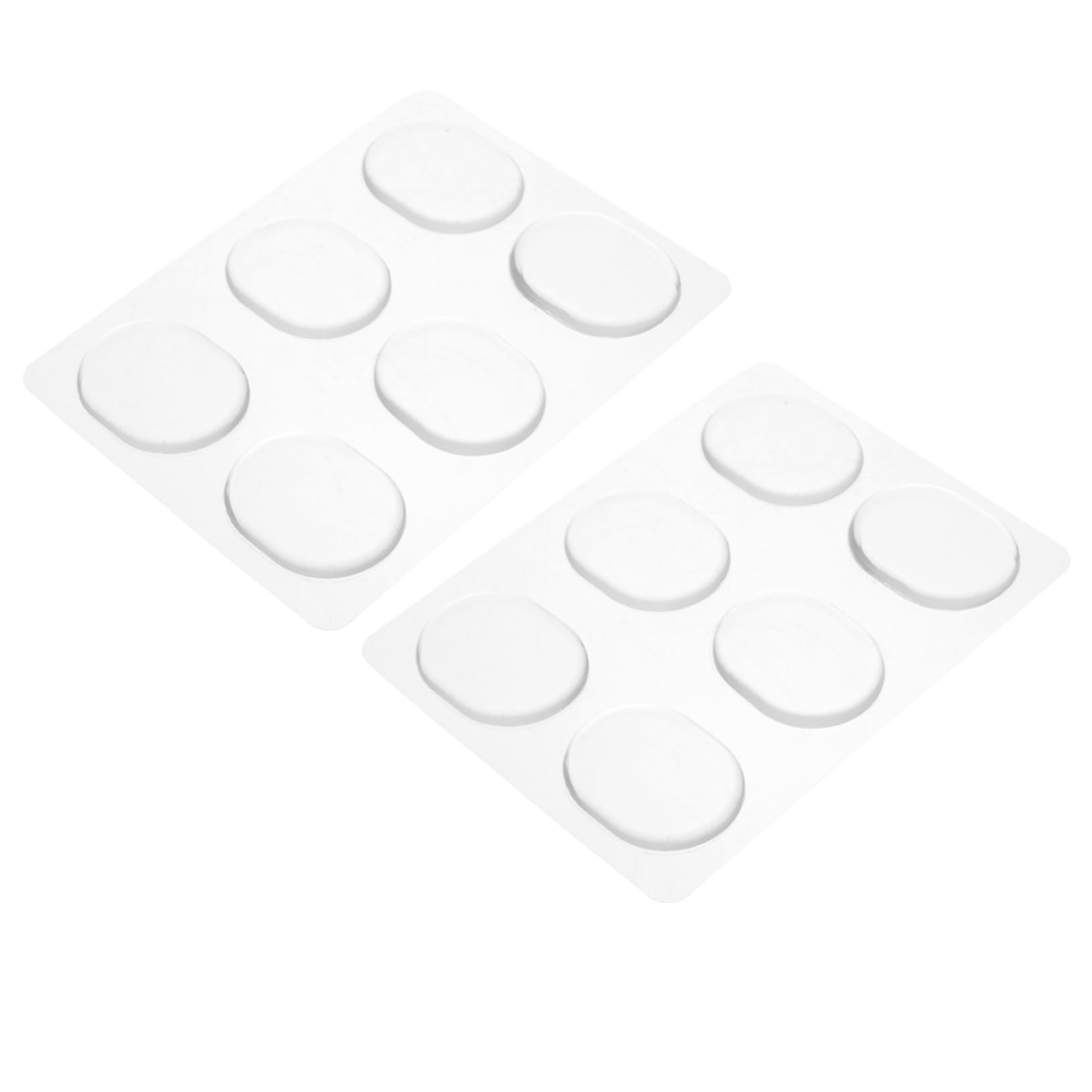 Toddmomy 12Pcs Transparent Drum Silence Pads Practical Silicone Drum Dampeners for Noise Reduction Easy to Install for Quiet Practice and Concerts Sound Control