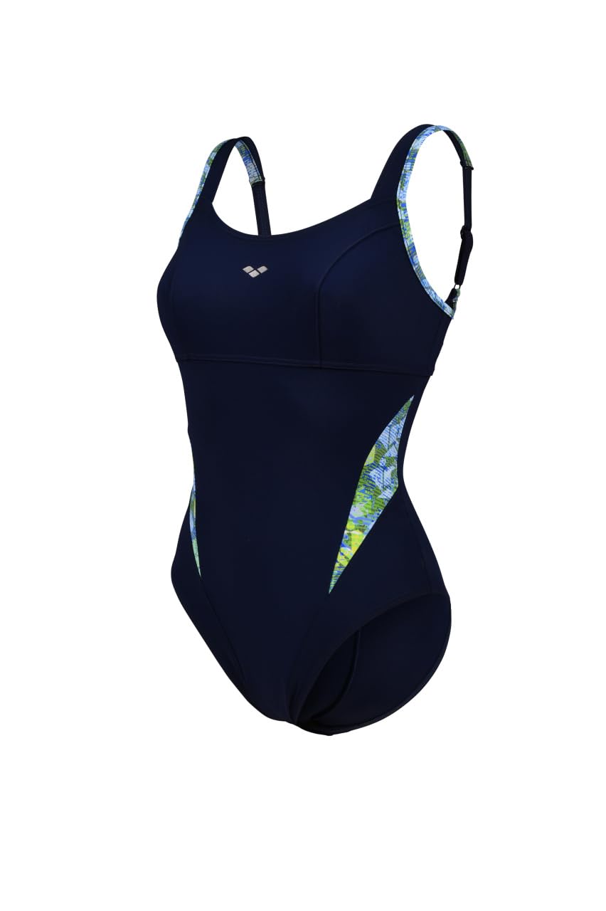 ARENA Women's Bodylift Chiara Swimsuit Strap Back Panel Traje de baño de una Pieza Mujer (Pack de 1)
