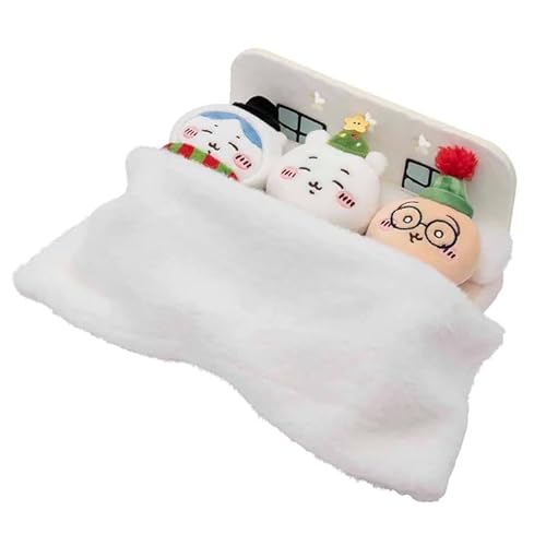 ちいかわ ハッピーホリデーなおやすみベッドと繋がるマスコットセット ちいかわ ハチワレ うさぎ