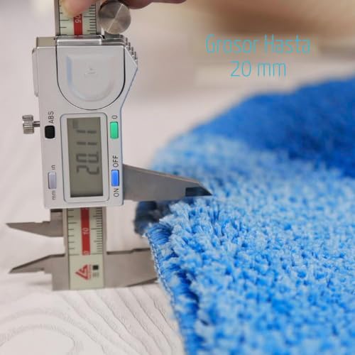 Miniatura 7 de Sagielio Alfombra De Baño Para Niños, Bonita Alfombra De Baño De Microfibra Antideslizante Azul Ballena, Tapete De Rizo Lavable Y Absorbente De Agua Para Niños Y Niñas, Perfecto Para Decoración De