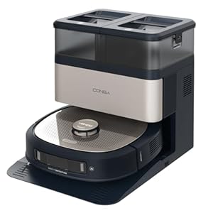 Robot Aspirateur et Laveur de Sols avec Station d'Auto-Vidage Conga Z100 X-Treme