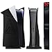 Funda Antipolvo para Playstation 5, Funda Protectora Silicona para Consola Ps5, Placa Frontal Ps5, Carcasa Protectora De Accesorios Ps5 para Playstation 5 Versión En Disco (Negro)