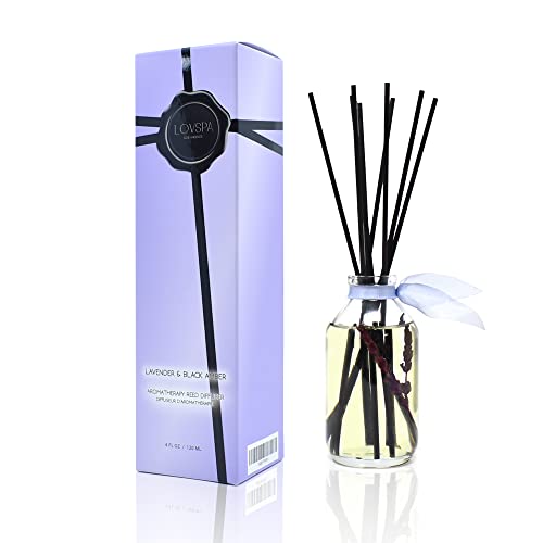 Recarga Ambientador Varillas Lavender & Black Amber 4 oz miniatura 3