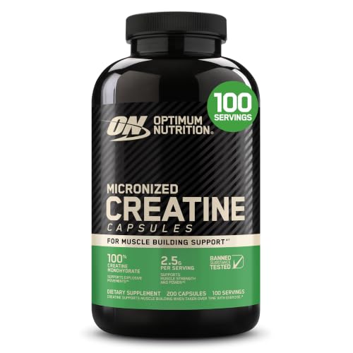 Optimum Nutrition Micronized Creatine Monohydrate Capsules, 200 Ct - image 8