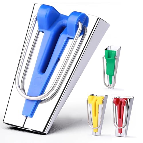 4 Sizes Bias Tape Maker Set,Single and Double Fold Fabric Bias Bi...