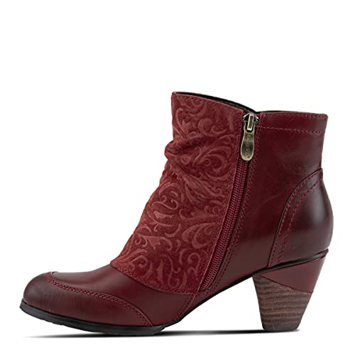 Spring Step L'artiste Women's Belgard Ankle Bootie, Bordeaux, 39 Eu/8.5 M Us #TOP1