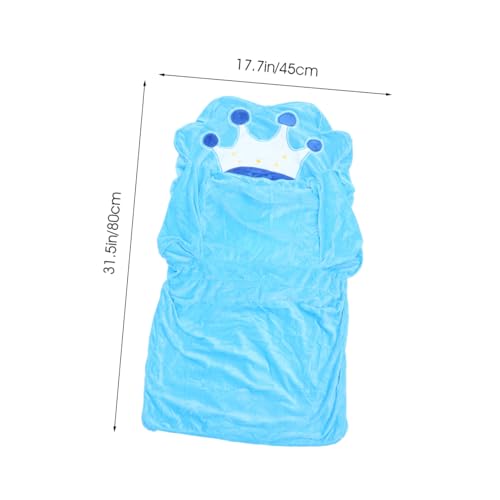 Funda para sofá infantil azul en cuarto de juegos, cubierta lavable elástica para jugar sin manchas 4