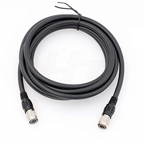 Cable de vídeo HD y VD de 12 pines con alimentación de 12V CC para cámaras industriales 10m 6