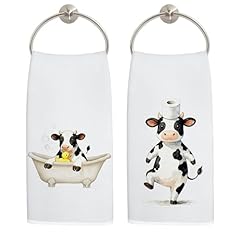 Cow Bathroom Set of 2