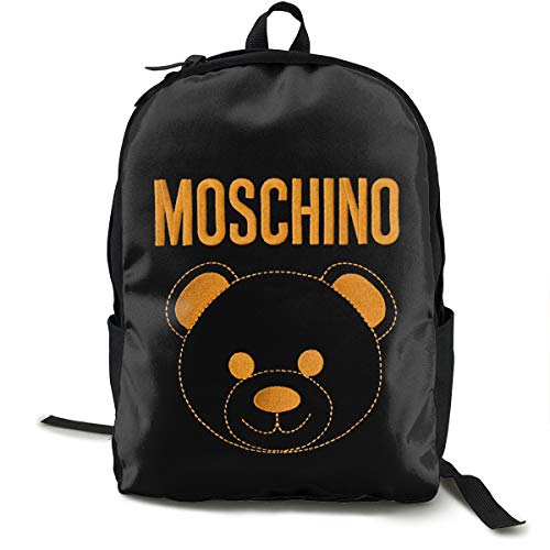 N   A Moschino: Mochila clásica con logotipo de