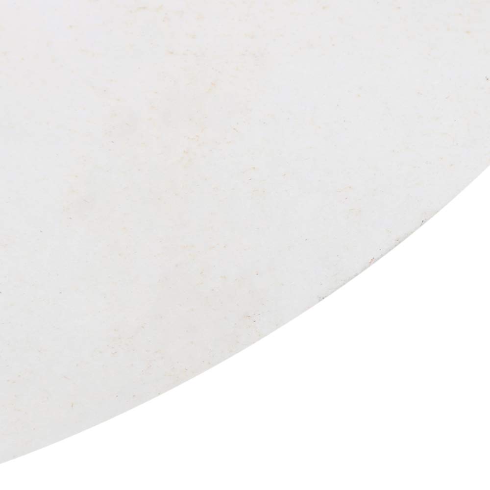 Yibuy Testa di fusto sottile per fusti bongo e fusti sciamani, diametro 45 cm, colore: beige