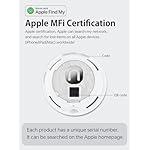 Luggage Tracker, Key Finder, Smart Bluetooth Tracker Pairs with Find My (iOS Only), Item Locator for Wallets, Keys，Louder Alert, Replaceable Battery (White) - Image 2