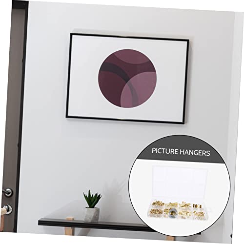 Image of 1set Economic Picture Hanging Kit Wall Hangers Picture Hooks for Photos Frames Hooks Home Decor