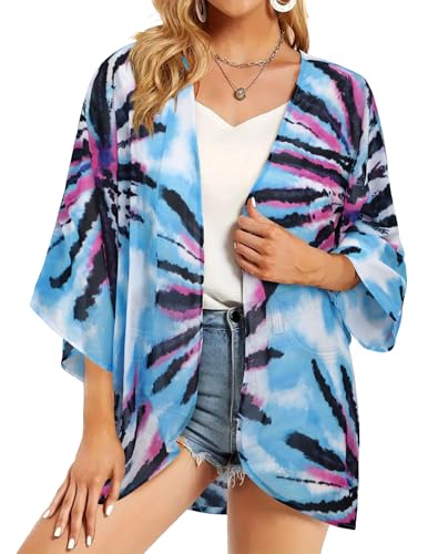 Image of BB&KK Women's Floral Kimono Summer Short Cover Ups Tops