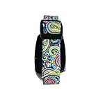 Epilepsy Life VNS (Vagus Nerve Stimulator) Wrist Watch Band Plaid and Paisley Prints (Vibrant Paisley, 9.5)