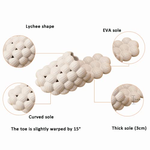 Funny Bubble Massage Slippers for Women Men Soft Non-slip Spa Slippers Shower Bedroom Slippers Gym House Slippers, Fashion Unisex Stress Relief Slide Reflexology Sandals3