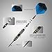 HUANQU Steel Tip Darts Set, 3 Pack 18g-24g Professional Darts Brass Metal Tip Darts with Dart Flights, Dart Shafts, Dart Case with Dart Accessories,Dart for Dartboard for Adults/Kids,for Darts Gifts