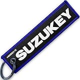 KEEZYZ Suzukey Keychain for Suzuki Motorcycles | GSXR, Hayabusa, V Storm | Funny Key Tag