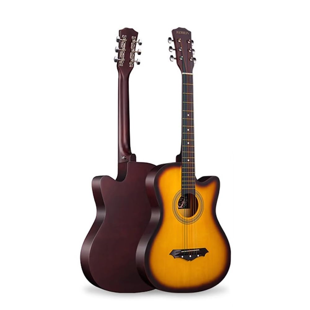 Akustikgitarren-Set mit Cutaway-Design, Gigbag und Tutorial-Zubehör für Anfänger Volksmusik Lernen