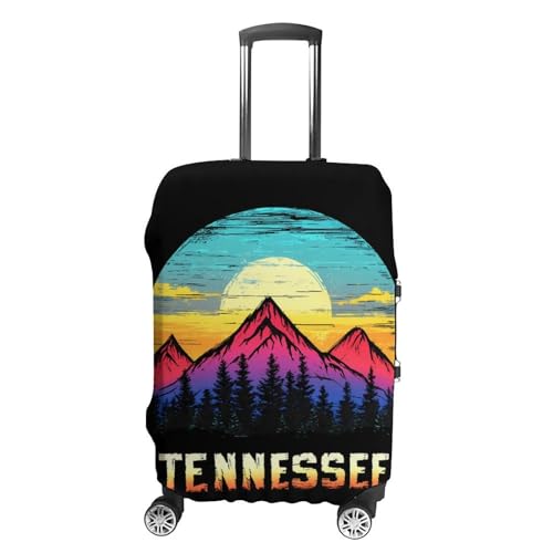 Vintage Tennessee Luggage Covers Washable Travel Suitcase Cover Elastic Baggage Protector