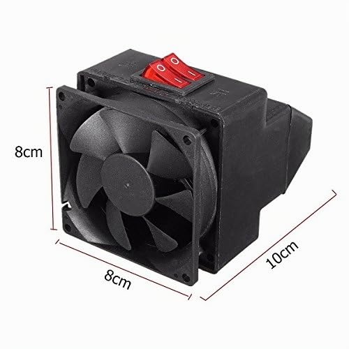GOZAR 12V 200W Auto Heizung Fan Demister Defroster Warmluftgebläse