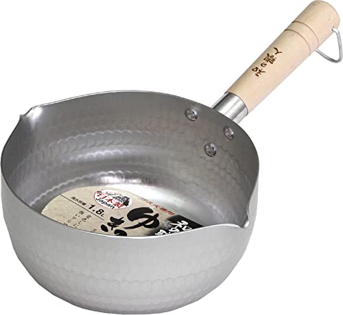 Taniguchi Metal Yukihira Pot 7.1 inches (18 cm) Lightweight Japanese Artisan Series Made in Japan