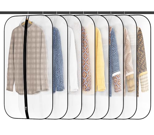 GoMaihe Kleidersack | 8 Stück Kleidersäcke 60 * 100cm,Anzug...