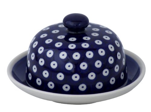 Bunzlauer Cloche à fromage pour beurre roulé Motif 42 Ø 14 cm